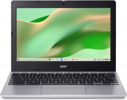 Ноутбук Acer Chromebook CB311-12H 11" IPS, Intel C N100, 4GB, F64GB, UMA, ChromeOS, серебристый NX.KX1EU.006