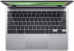 Ноутбук Acer Chromebook CB311-12H 11" IPS, Intel C N100, 4GB, F64GB, UMA, ChromeOS, серебристый NX.KX1EU.006