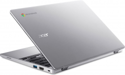 Ноутбук Acer Chromebook CB311-12H 11" IPS, Intel C N100, 4GB, F64GB, UMA, ChromeOS, серебристый NX.KX1EU.006