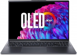 Ноутбук Acer Swift Go 16 SFG16-72 16" 3.2K OLED, Intel U5-125H, 16GB, F512GB, UMA, Lin, серый NX.KY9EU.001