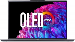 Ноутбук Acer Swift Go 16 SFG16-72 16" 3.2K OLED, Intel U5-125H, 16GB, F512GB, UMA, Lin, серый NX.KY9EU.001
