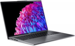 Ноутбук Acer Swift Go 16 SFG16-72 16" 3.2K OLED, Intel U5-125H, 16GB, F512GB, UMA, Lin, серый NX.KY9EU.001