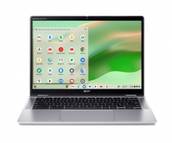Ноутбук Acer Chromebook Spin CP314-2HN 14" WUXGA IPS Touch, Intel i3-N305, 8GB, F256GB, UMA, ChromeOS, сріблястий NX.KYJEU.001
