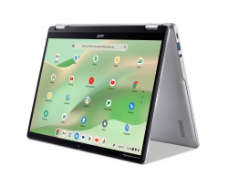 Ноутбук Acer Chromebook Spin CP314-2HN 14" WUXGA IPS Touch, Intel i3-N305, 8GB, F256GB, UMA, ChromeOS, сріблястий NX.KYJEU.001
