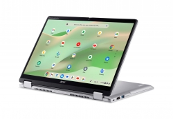 Ноутбук Acer Chromebook Spin CP314-2HN 14" WUXGA IPS Touch, Intel i3-N305, 8GB, F256GB, UMA, ChromeOS, сріблястий NX.KYJEU.001