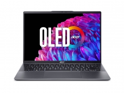 Ноутбук Acer Swift Go 14 SFG14-63 14" 2.8K OLED, AMD R5-8645HS, 16GB, F1TB, UMA, Lin, серый NX.KYLEU.002