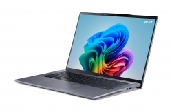 Ноутбук Acer Swift Go 14 AI SFG14-01 14.5" WQXGA IPS, Quallcomm X1P-42100, 16GB, F1TB, UMA, Win11, сірий NX.KYXEU.005