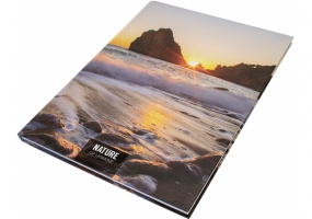 Блокнот "Nature of Ukraine: море", А4, тверда обкл., 96 арк., кліт. OPTIMA O20378-10