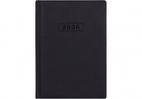 Щоденник датований, GLEN, чорний, А5 OPTIMA O25201-01