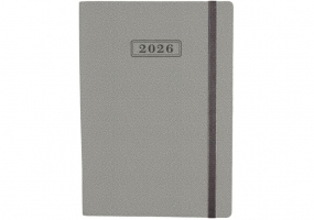 Щоденник датований, NAMIB, сірий,  А5, з гумкою  OPTIMA O25205-10