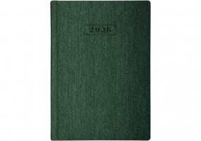 Щоденник датований, TWEED, зелений,  А5 OPTIMA O26126-04
