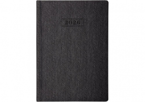 Щоденник датований, TWEED, сірий, А5 OPTIMA O26126-10