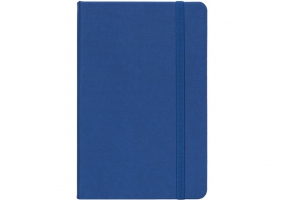 Діловий записник MAGIC, А5, тверда обкладинка, гумка, білий блок клітинка, синій OPTIMA O27102-02