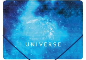 Папка пластикова А4 на гумках Optima "Universe", асорті O31664