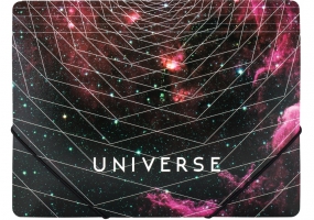 Папка пластикова А4 на гумках Optima "Universe", асорті O31664