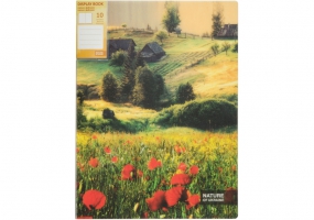 Папка А4 з 10 файлами Optima "Nature of Ukraine", асорті O32124