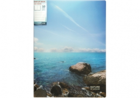 Папка А4 з 10 файлами Optima "Nature of Ukraine", асорті O32124