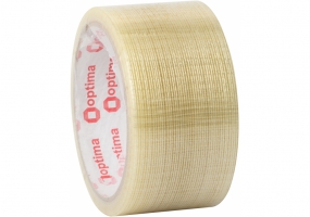 Стрічка клейка армована скловолокном 48мм х 10м Optima O45357