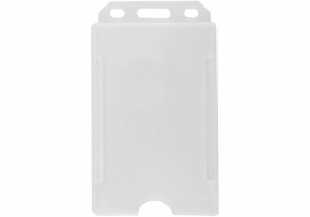 Бейдж вертикальный Optima, PP+PVC, 54х85 мм O45622