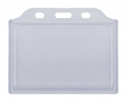 Бейдж горизонтальний Optima, ABS+PVC, 85х54 мм O45625