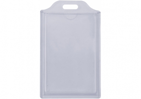 Бейдж вертикальний Optima, ABS+PVC, 74х105 мм O45628