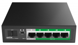 Коммутатор Netis P106GC 4xGE PoE+, 1xGE Uplink, 1xGE SFP, неуправляемый