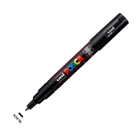 Маркер uni POSCA, 0,7мм, черный Uni PC-1M BLACK(N)