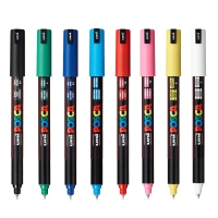 Набор маркеров uni POSCA, 0,7мм, 8шт Uni PC-1MR 8C