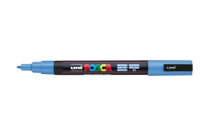 Маркер uni POSCA 0.9-1.3 мм, небесно-голубой Uni
