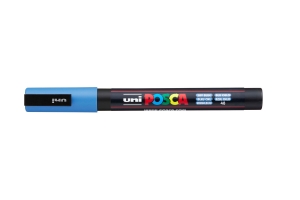 Маркер uni POSCA 0.9-1.3 мм, небесно-голубой Uni