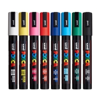Набор маркеров uni POSCA,1,8-2,5мм, 8 шт Uni PC-5M 8C