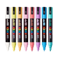 Набор маркеров uni POSCA Soft Color, 1,8-2,5мм, 8шт Uni PC-5M SOFT COLOR 8C