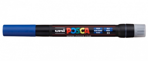 Маркер uni POSCA, 1-10мм, синий Uni PCF-350 BLUE