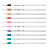 Лайнер uni EMOTT 0.4мм fine line, Soft Pastel Color, 10 цветов Uni PEM-SY/10C.02SPC