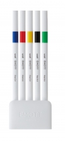 Лайнер uni EMOTT 0.4мм fine line, Vivid Color, 5 цветов Uni PEM-SY/5C.01VC
