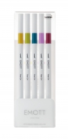 Лайнер uni EMOTT 0.4мм fine line, Retro Color, 5 цветов Uni PEM-SY/5C.08RC