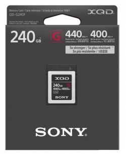 Карта пам'яті Sony XQD 240GB G Series R440MB/s W400MB/s QDG240F