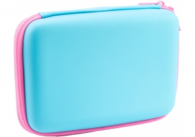 Пенал з тисненням, 1 відділення COOLFORSCHOOL QT-3993-Blue