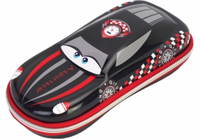 Об'ємний 3D пенал, 1 відділення COOLFORSCHOOL QT-5645-Black