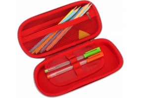 Об'ємний 3D пенал, 1 відділення COOLFORSCHOOL QT-5645-Black