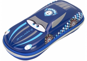 Объемный 3D пенал, 1 отделение COOLFORSCHOOL QT-5645-Blue
