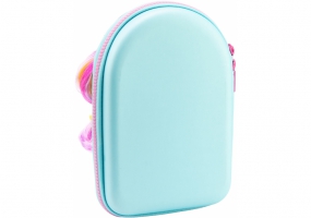Об'ємний 4D пенал із зачіскою, 1 відділення COOLFORSCHOOL QT-5731-Blue