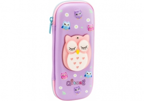 Пенал со скрытым зеркальцем, 1 отделение COOLFORSCHOOL QT-5779-Purple