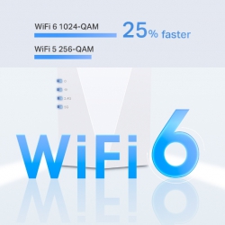 Повторювач Wi-Fi сигналу TP-LINK RE600X AX1800 1хGE OneMesh