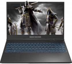 Ноутбук Dream Machines RG3050Ti-15 15.6FHD IPS, Intel i7-12700H, 32GB, F1TB, NVD3050Ti-4, DOS, чорний RG3050TI-15UA39