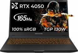 Ноутбук Dream Machines RG4050-15 15.6FHD IPS, Intel i7-13620H, 32GB, F1TB, NVD4050-6, DOS, черный RG4050-15UA47
