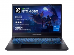 Ноутбук Dream Machines RG4060-15 15.6FHD IPS, Intel i7-14700HX, 32GB, F1TB, NVD4060-8, DOS, черный RG4060-15UA42