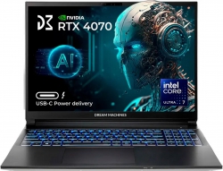 Ноутбук Dream Machines RG4070-16 16FHD+ IPS, Intel U7-155H, 32GB, F1TB, NVD4070-8, DOS, чорний RG4070-16UA26