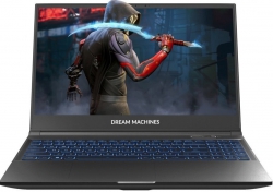 Ноутбук Dream Machines RT3060-15 15.6FHD IPS, AMD R7 6800H, 32GB, F1TB, NVD3060-6, DOS, чорний RT3060-15UA51