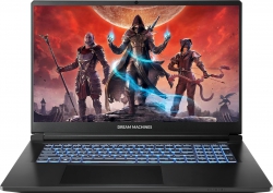 Ноутбук Dream Machines RT5060-17 17.3FHD IPS, AMD AI 7 350, 32GB, F1TB, NVD5060-8, DOS, чорний RT5060-17UA24